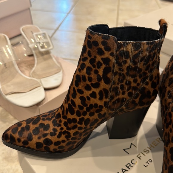 Marc fisher labalt leopard pony booties - Picture 6 of 6